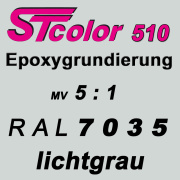 STcolor 510 2K EP Metallgrund GMV 5:1 RAL 7035 lichtgrau - matt
