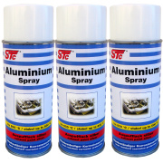 3x Aluminium Spray 820 400 ml