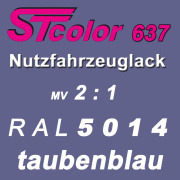STcolor 637 2K-HS-NFZ Decklack 2:1 VOC RAL 5014...