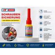 Schraubensicherung hochfest rot 10 g