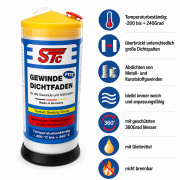 Gewindedichtfaden f&uuml;r alle Gewindearten und Materialien Spule 175 m