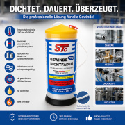 Gewindedichtfaden f&uuml;r alle Gewindearten und Materialien Spule 175 m