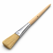 Pinsel helle Borsten flach Gr. 4 = 17 mm breit