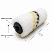 Malerset Pinsel und Rollen Set