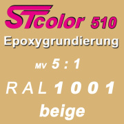 STcolor 510 2K EP Metallgrund GMV 5:1 RAL 1001 beige - matt