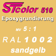 STcolor 510 2K EP Metallgrund GMV 5:1 RAL 1002 sandgelb -...
